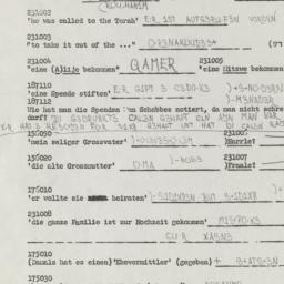 Western questionnaire, answ...