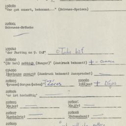 Western questionnaire, answ...