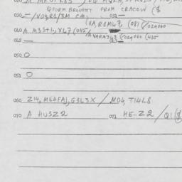Eastern questionnaire, answ...