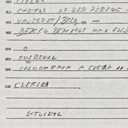 Eastern questionnaire, answ...