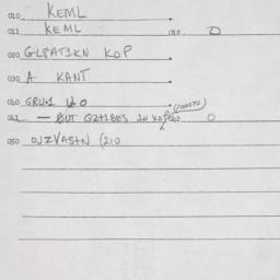 Eastern questionnaire, answ...