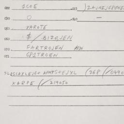 Eastern questionnaire, answ...