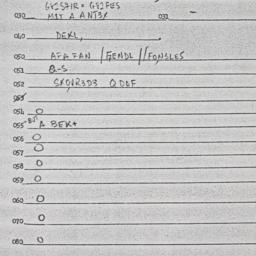 Eastern questionnaire, answ...
