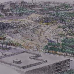 Perspective drawing.