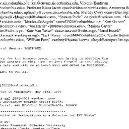 Correspondence, 2003-05-14....