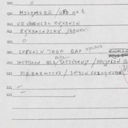 Eastern questionnaire, answ...