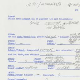 Western questionnaire, answ...