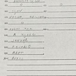 Eastern questionnaire, answ...
