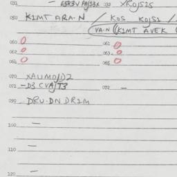 Eastern questionnaire, answ...