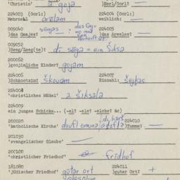 Western questionnaire, answ...