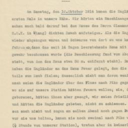 Bericht nach dem Tagebuch d...