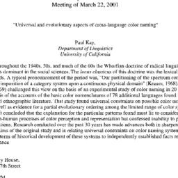 Announcements, 2001-03-22. ...