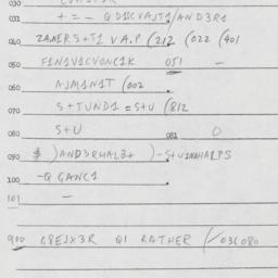 Eastern questionnaire, answ...