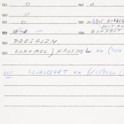 Eastern questionnaire, answ...
