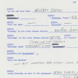 Western questionnaire, answ...