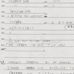 Eastern questionnaire, answ...
