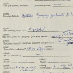 Western questionnaire, answ...