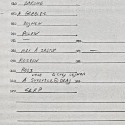 Eastern questionnaire, answ...