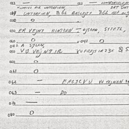 Eastern questionnaire, answ...