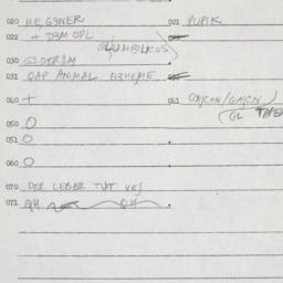 Eastern questionnaire, answ...
