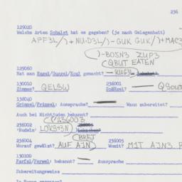Western questionnaire, answ...