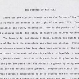 New York's Future as I ...