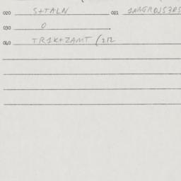 Eastern questionnaire, answ...