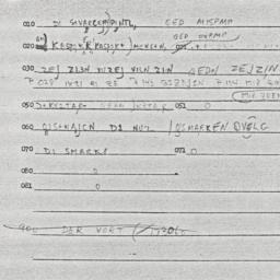 Eastern questionnaire, answ...