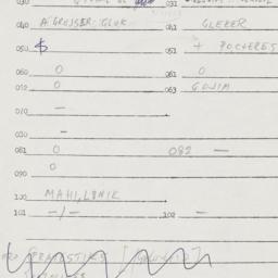 Eastern questionnaire, answ...