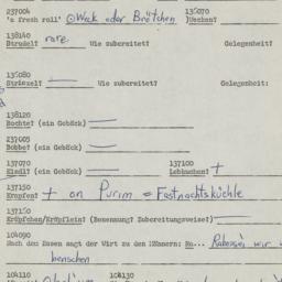 Western questionnaire, answ...