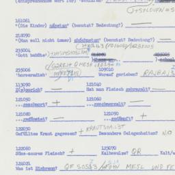 Western questionnaire, answ...