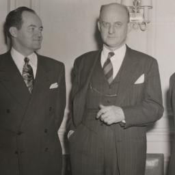 Reinhold Niebuhr with Huber...
