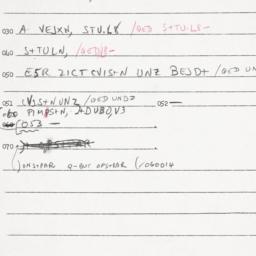 Eastern questionnaire, answ...