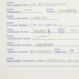 Western questionnaire, answ...