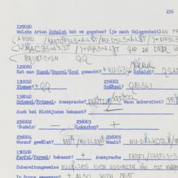 Western questionnaire, answ...