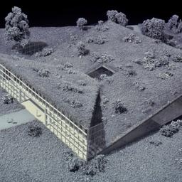 Model, aerial view.