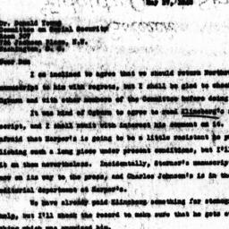 Letter from Charles Dollard...