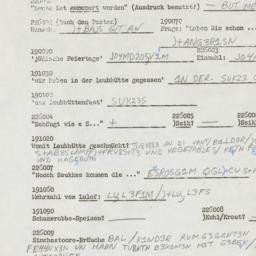 Western questionnaire, answ...