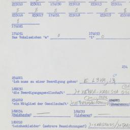 Western questionnaire, answ...