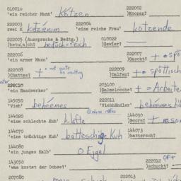Western questionnaire, answ...