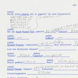Western questionnaire, answ...