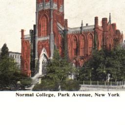 Normal College, Park Avenue...