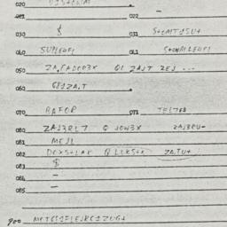 Eastern questionnaire, answ...