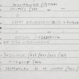 Eastern questionnaire, answ...