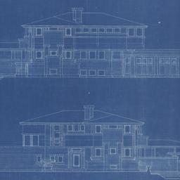 Working drawing #5: East, w...