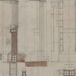 Working drawing #5: Wall se...
