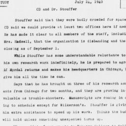 Memorandum from Charles Dol...