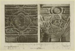 Painted wooden ceiling in Dining-room: House of the late Stanford White, Architect, New York, N. Y.