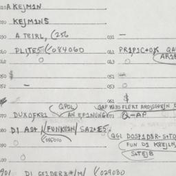 Eastern questionnaire, answ...