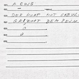 Eastern questionnaire, answ...